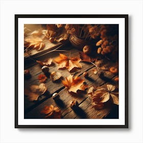 Autumn Leaves Art Print