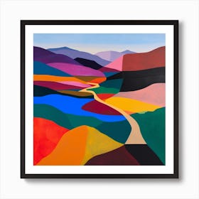 Abstract Travel Collection Eritrea Art Print