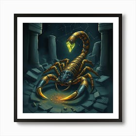 Scorpion 45 Art Print