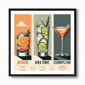 Coctail Recipes Poster