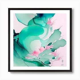 Chinese Watercolor Painting Art Print