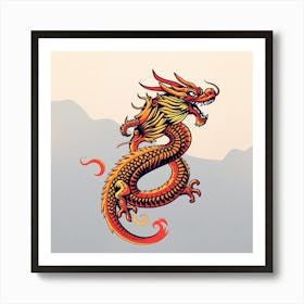 Dragon - Dragon Stock Videos & Royalty-Free Footage Art Print