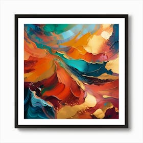 Abstract Painting 31 Art Print