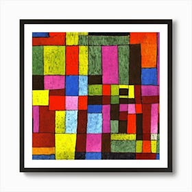 Abstract Squares Art Print