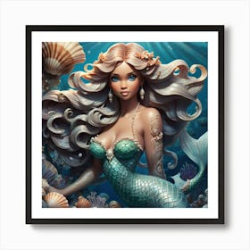 Mermaid 8 Art Print