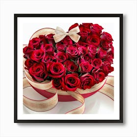 Heart Of Roses 5 Art Print