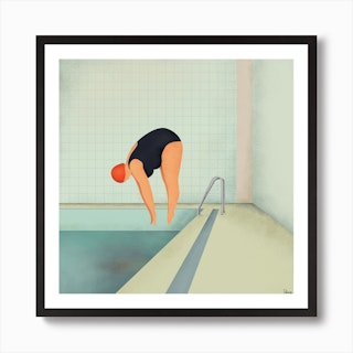Swimmer2 I Art Print
