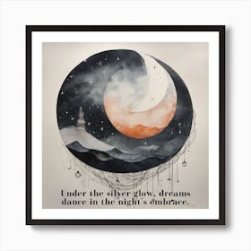 Dancing With The Moon Art Print