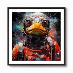 Star Wars Raccoon Art Print