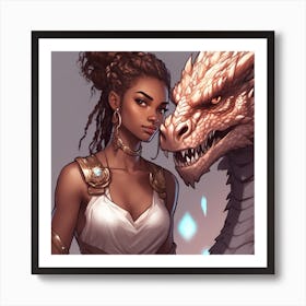 Dragon Priestess I Art Print