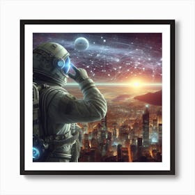 Looking over New Earth Art Print