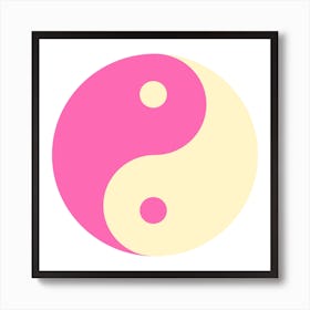 Yin Yang Symbol 19 Art Print