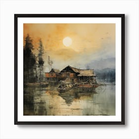 Oil painting 3 Art Print