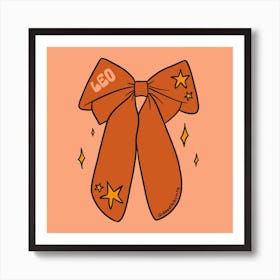 Leo Bow Art Print