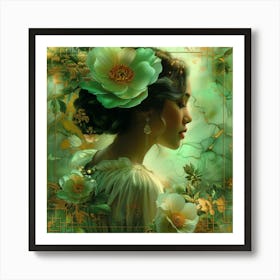 Emerald Green 3 Art Print