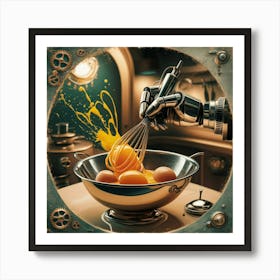 Steampunk Kitchen Art Print