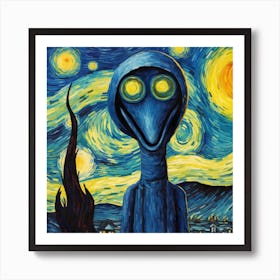 Alien Birb Art Print