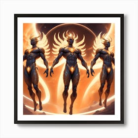 Three Angels Art Print