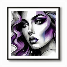 Sexy Girl Art Print