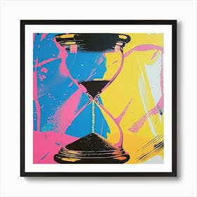 Hourglass Pop Art 4 Art Print
