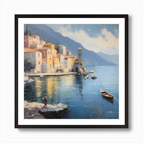 Shimmering Horizons: Italian Impressions Poster