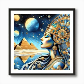 Cleopatra Portrait Artwork 180 Art Print