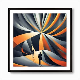 Twilight Zone, vector art Art Print