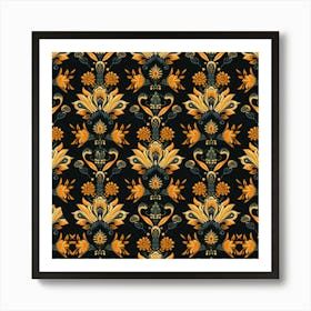 Floral Pattern 1 Art Print