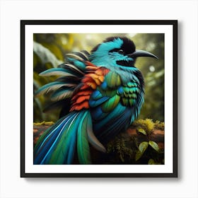 Colorful Bird Art Print