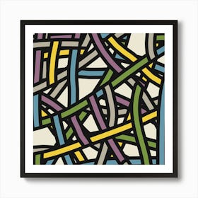 Swirls weaving Poster