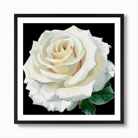 White Rose 1 Art Print