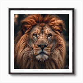 Lion Portrait Art Print