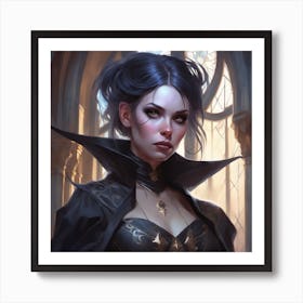 Lady Dracula Art Print