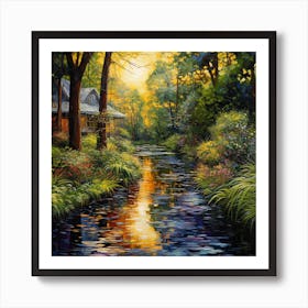 Impressionist Oasis Art Print