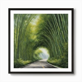 Bamboo Avenue Art Print