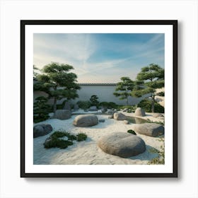 Japanese Garden Art Print