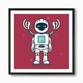 Robot Art Print