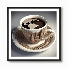 A World Of Coffee Art Print