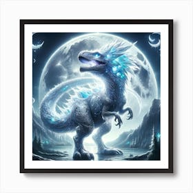 Ice Dragon Art Print