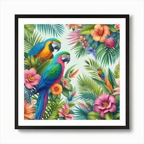 Parrot Art Print