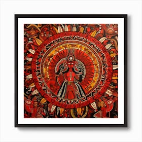 Indian Goddess 1 Art Print