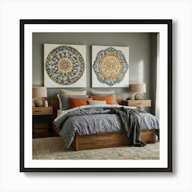 Modern Bedroom 13 Art Print