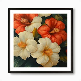 Hibiscus Art Art Print