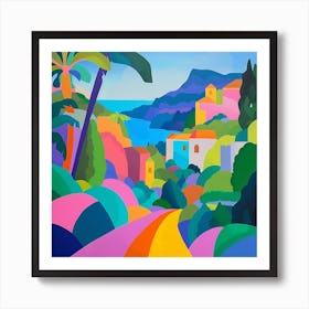 Abstract Travel Collection Monaco 5 Art Print