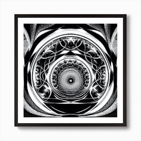 Psychedelic Spiral Art Print