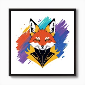 Fox Art Art Print