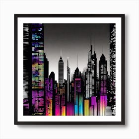 Cityscape 5 Art Print