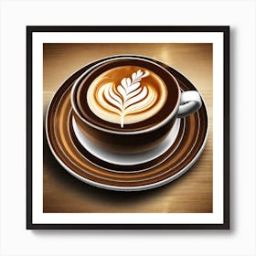 Latte Art 2 Art Print