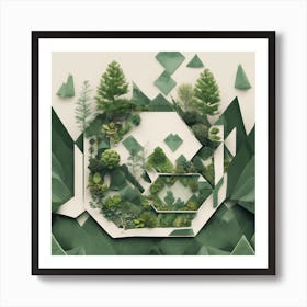 Cactus Garden Art Print