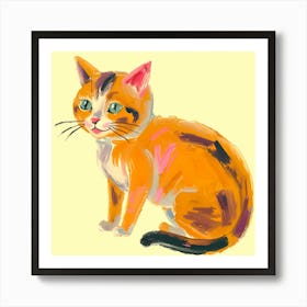 Orange Tabby Cat 2 Art Print